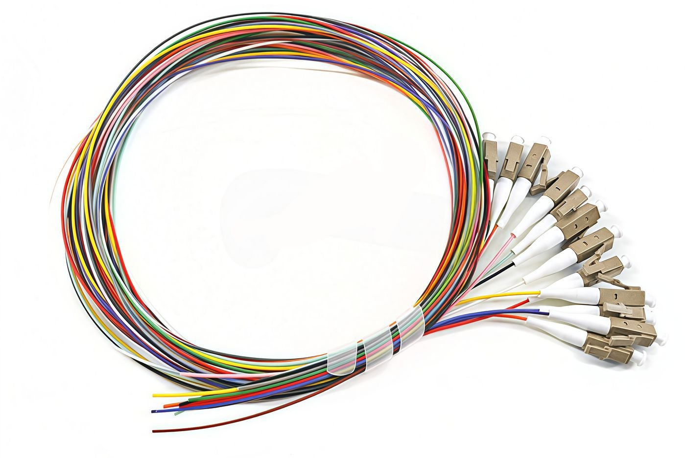 Pigtail Lc/Upc 50/125 Om3,  0.9mm, 2meters Pvc(Grade C)