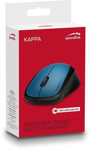Speedlink Kappa Ratón Oficina Mano Derecha Rf Inalámbrico Óptico 1600 Dpi