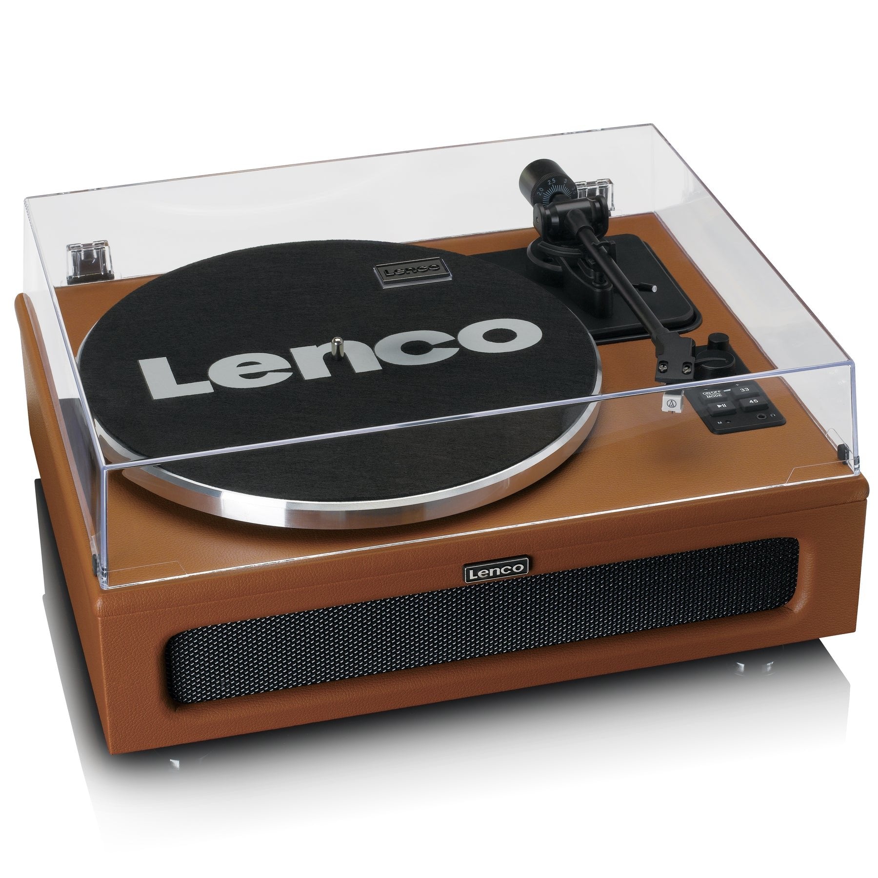 EAN 8711902069638 - Lenco LS-430BN tocadisco Tocadiscos de tracción por correa Marrón Manual imagen 8