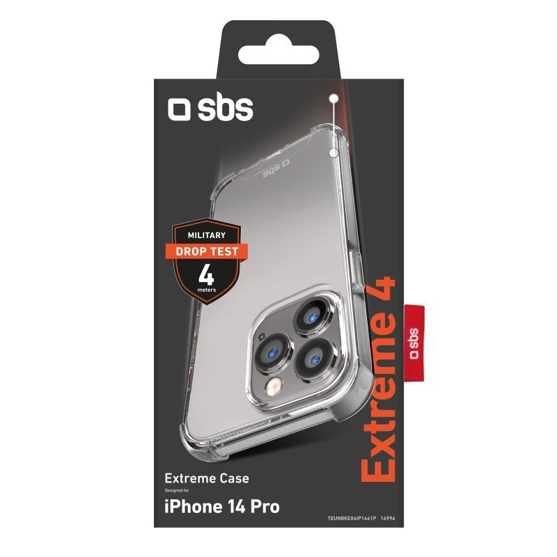 Funda Para Iphone 14 Pro Sbs Extreme X4 (6.1") Transparente