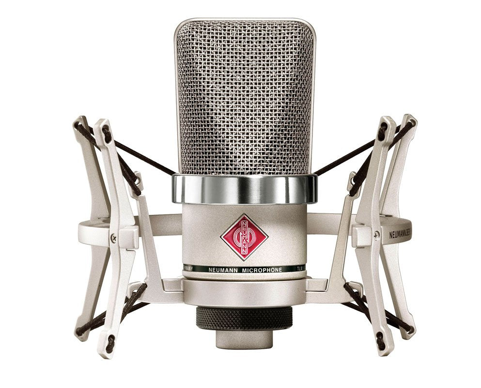 Neumann Tlm 102 Mt Studio-Set - Large-Diaphragm Condenser Microphone With Shock Mount, Black