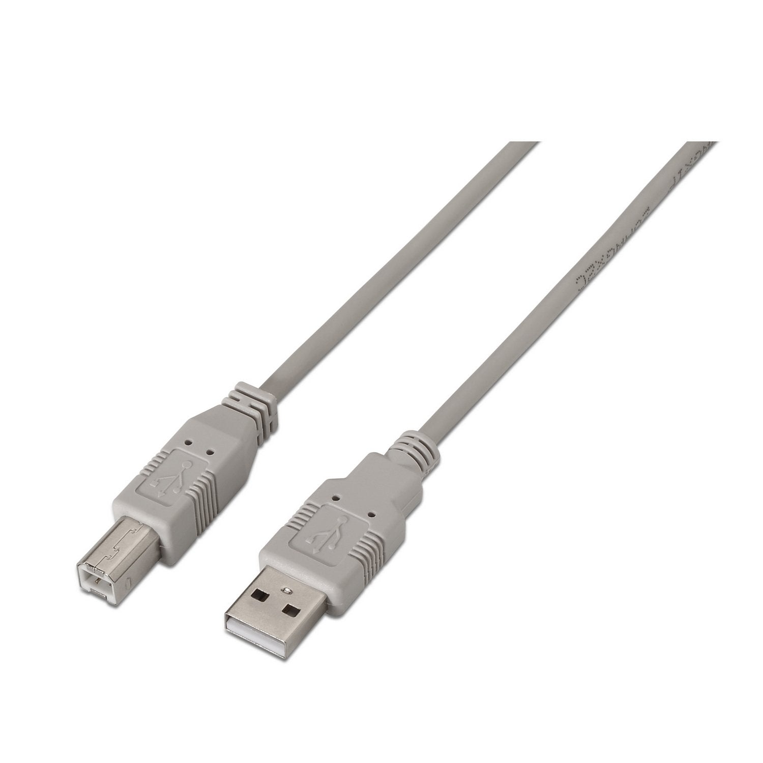 EAN 8436574700015 - AISENS A101-0002 cable USB USB 2.0 1,8 m USB A USB B Beige imagen 1