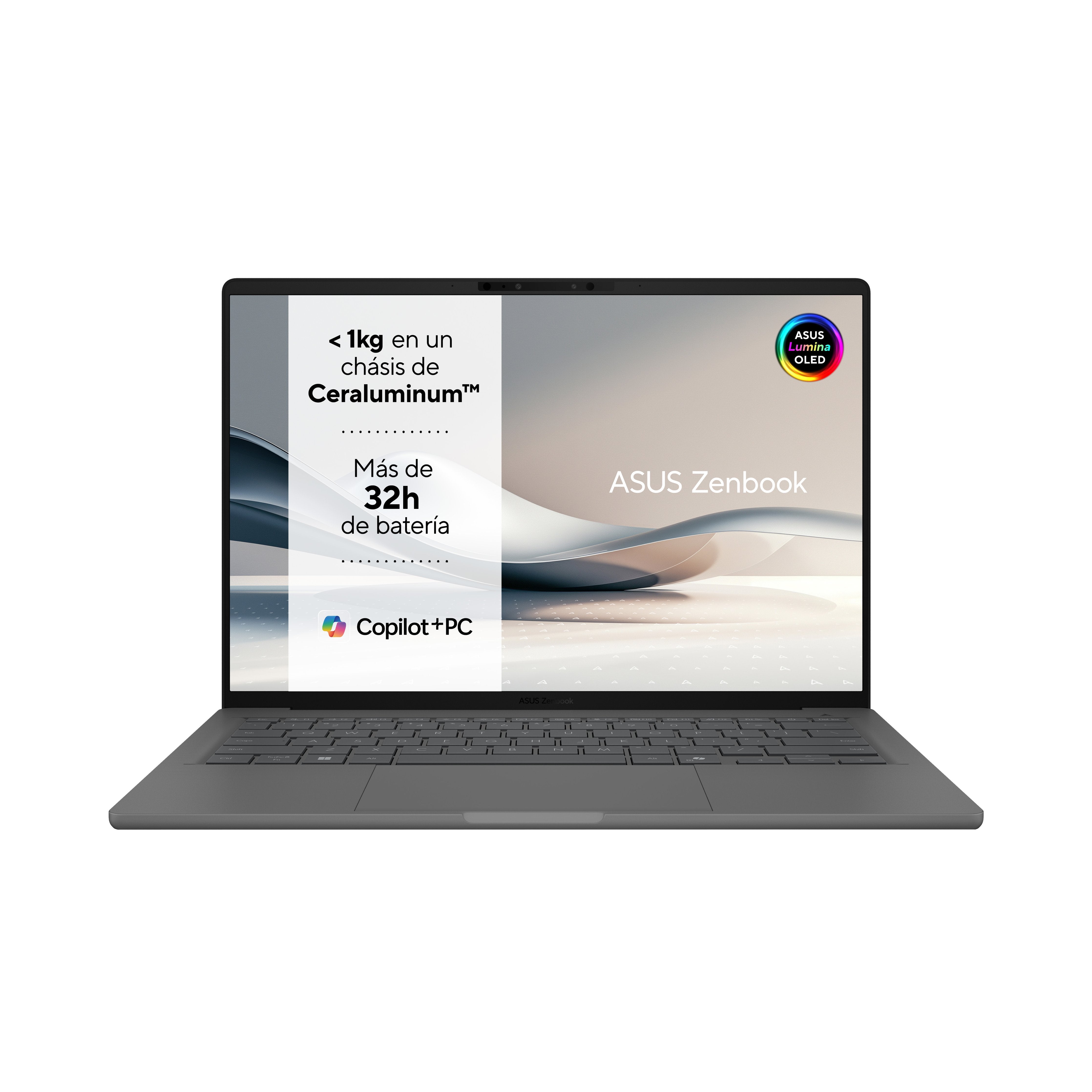 EAN 4711387958667 - ASUS Zenbook A14 UX3407QA-QD412W 35,6 cm (14") LPDDR5x-SDRAM Wi-Fi 6E (802.11ax) Windows 11 Home imagen 2