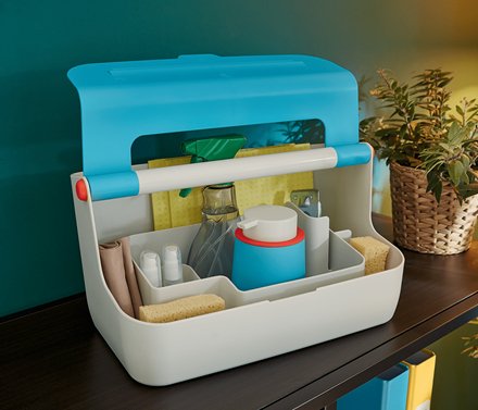 Leitz Caja De Almacenamiento Portátil Cosy C/Asa Abs Azul