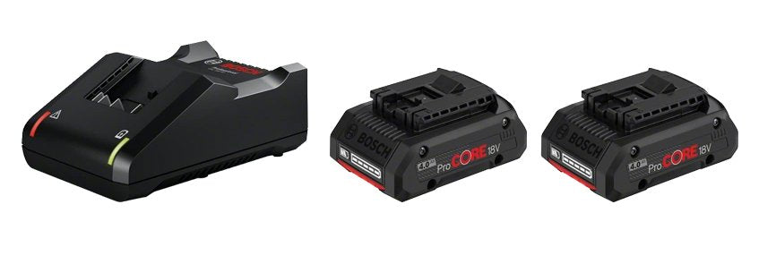 Juego De Iniciación Bosch 2x Procore 18v 4.0ah + Gal 18v-40 Professional