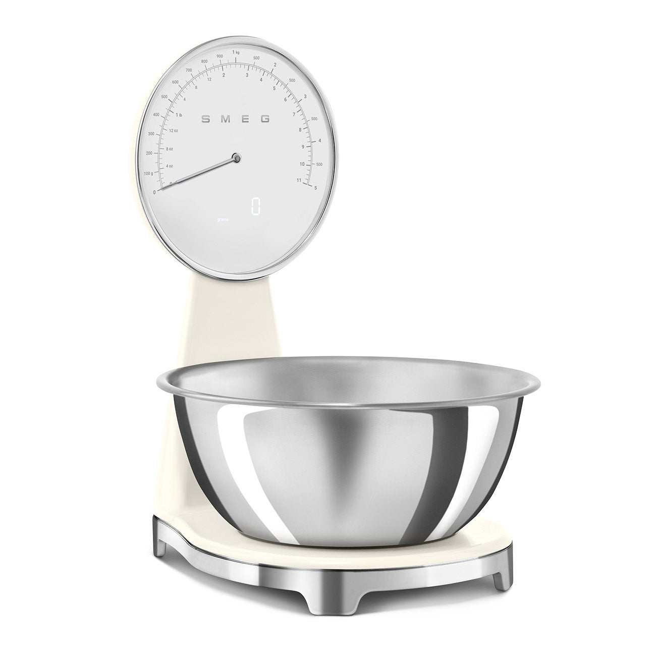 Báscula Electrónica Smeg Ksf01crww Crema De Color Encimera De Cocina