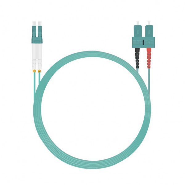 Helos Lwl Cable De Red Lc/Sc Duplex 50/125?M Om3 Aqua 1,5m
