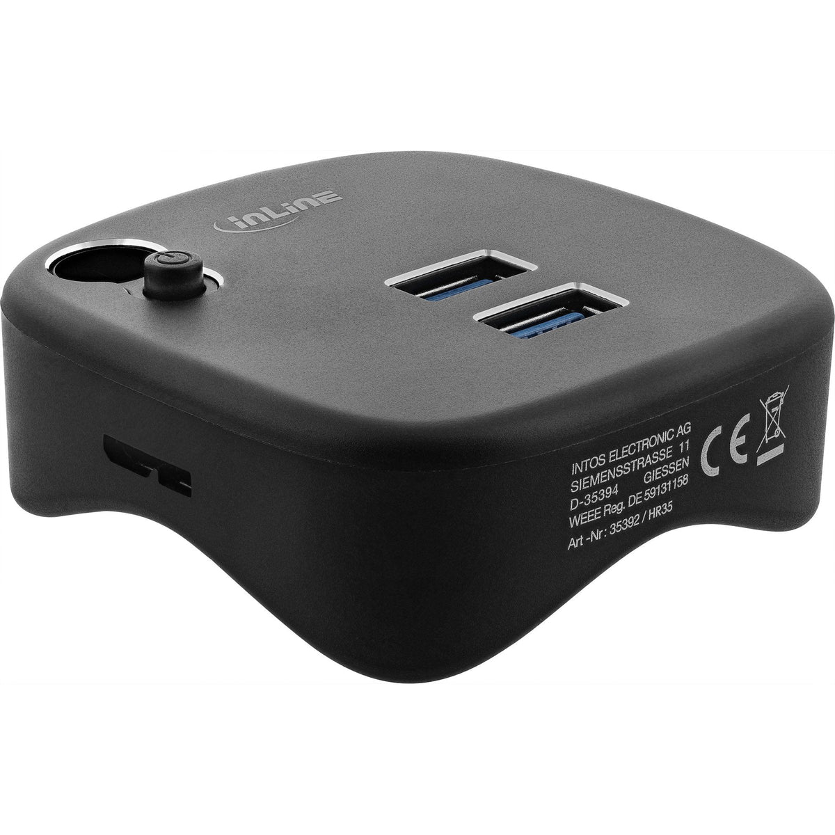 Adaptador Inline Usb 3.0 Multifunción Para Surface, Negro