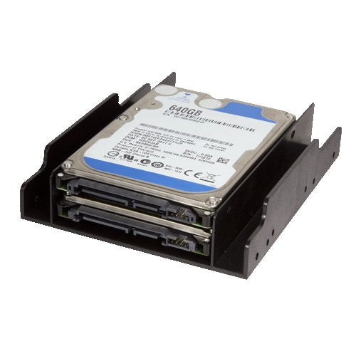 EAN 4052792014648 - LogiLink AD0010 panel bahía disco duro 2x 3,5" Panel embellecedor frontal Negro imagen 1