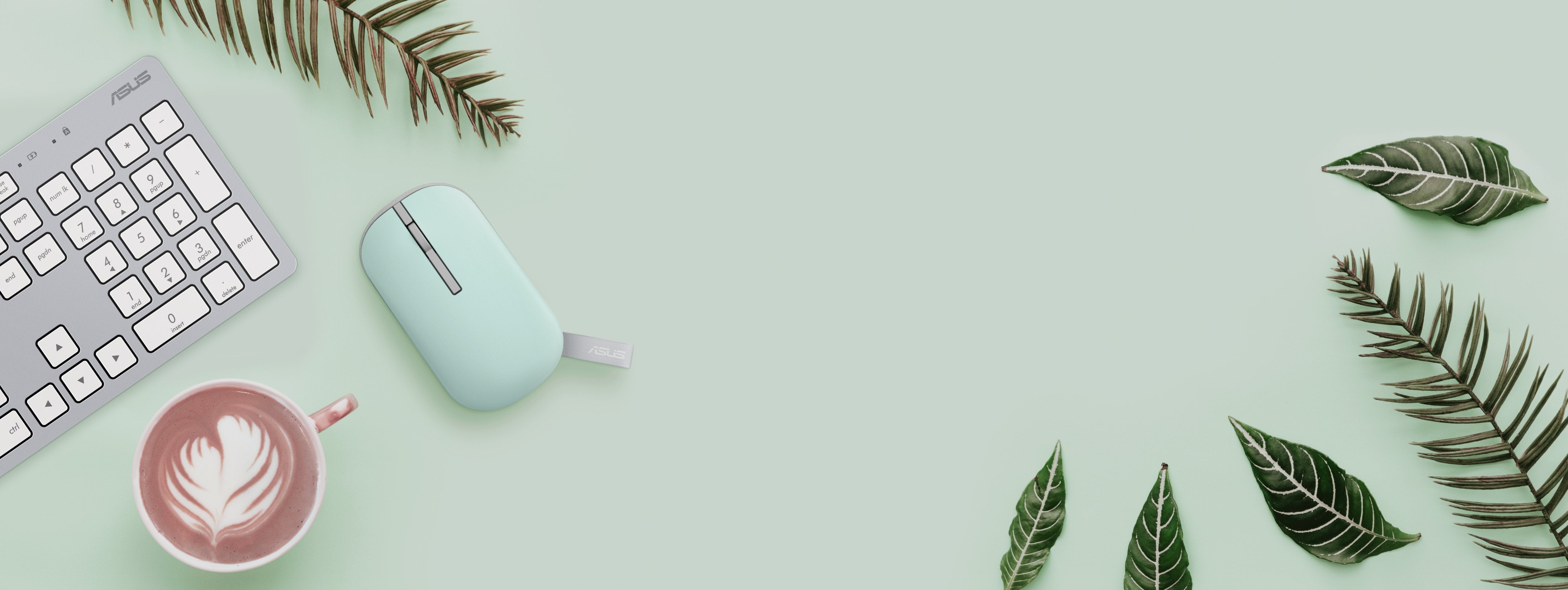 Asus Marshmallow Mouse Md100 Ratón Ambidextro Rf Wireless + Bluetooth Óptico 1600 Dpi