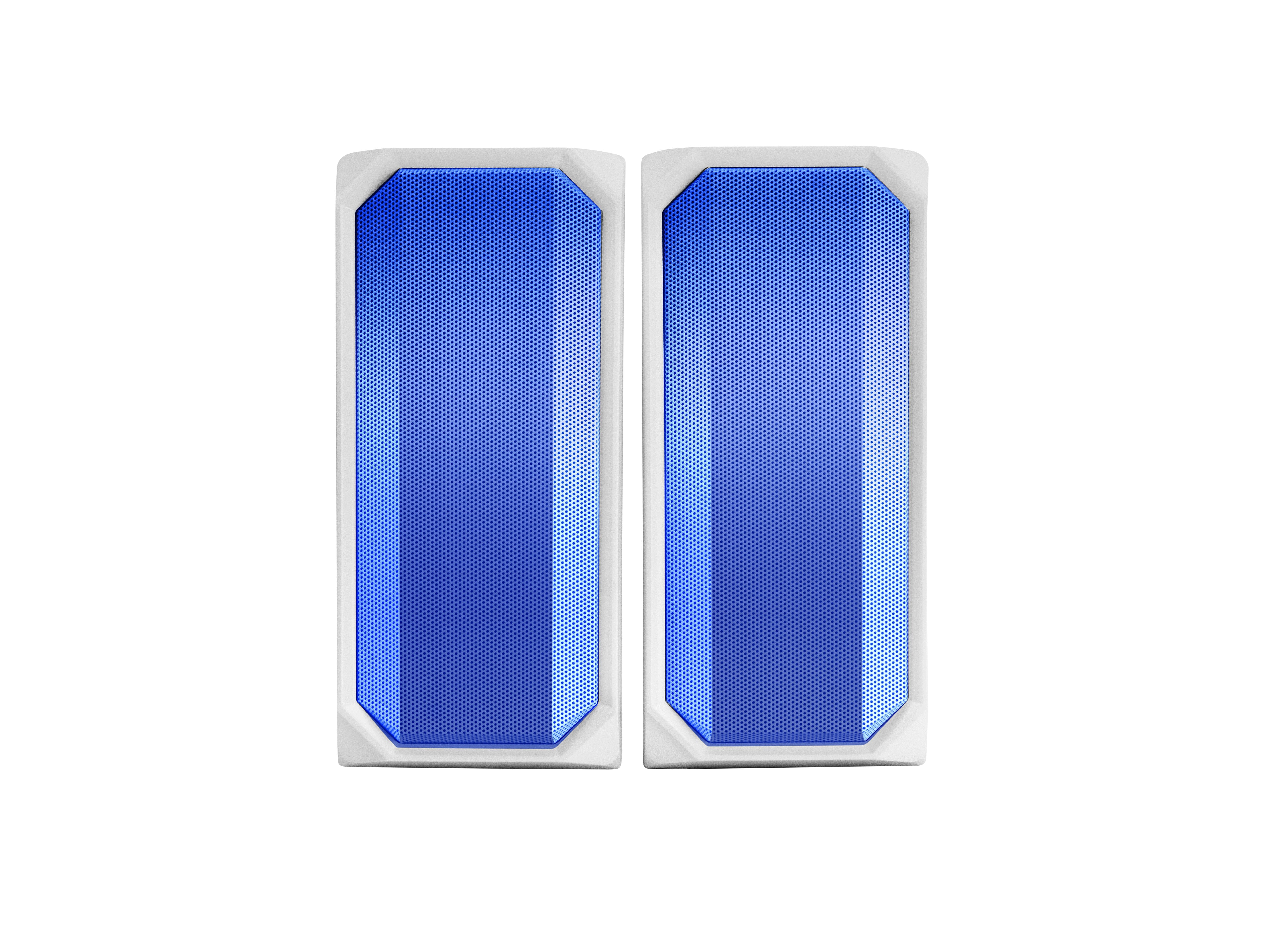 Altavoces Con Bluetooth Mars Gaming Msrgbw 15w 2.0 Blancos