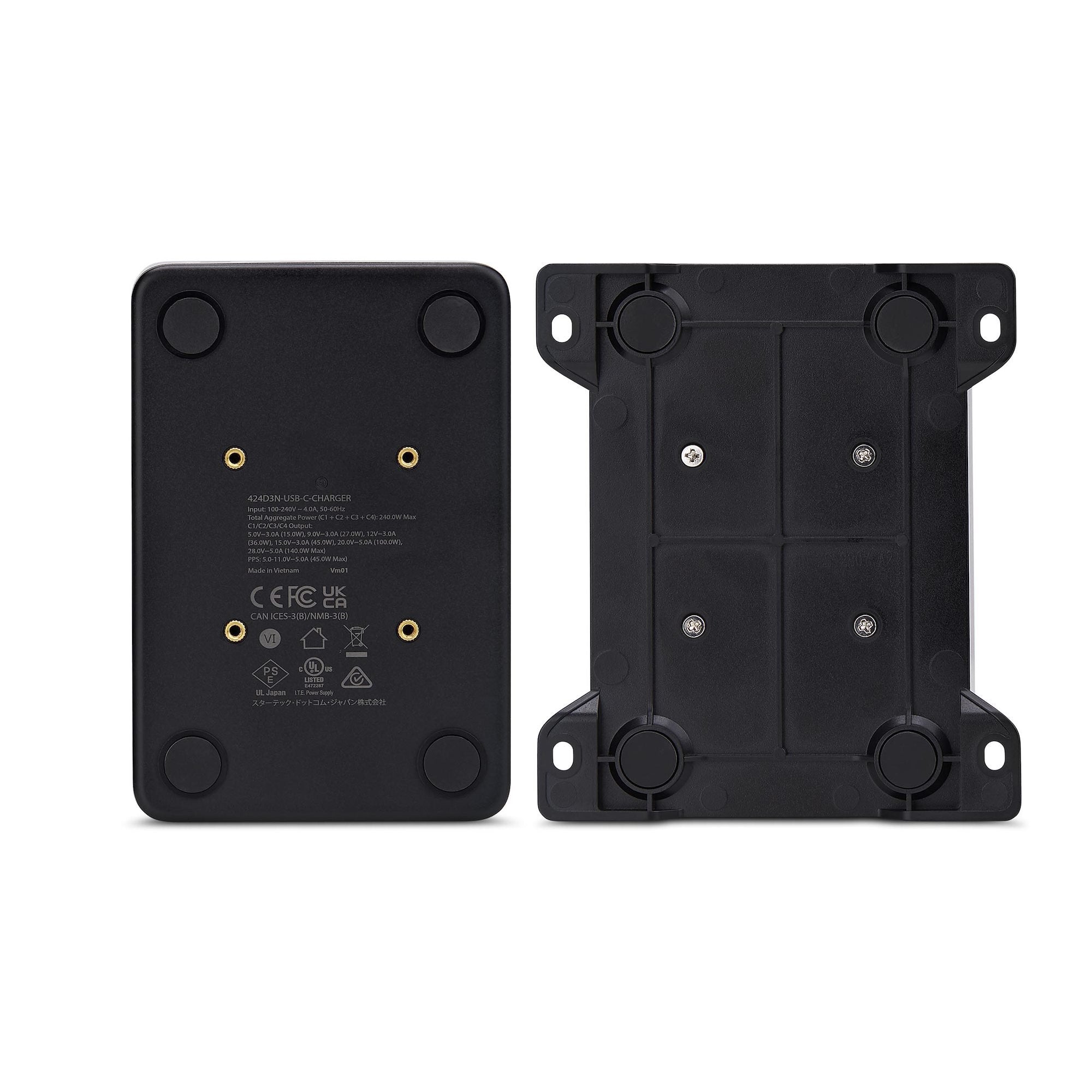 EAN 0065030919654 - StarTech.com 424DEU-USB-C-CHARGER cargador de dispositivo móvil Universal Gris Corriente alterna Carga rá imagen 5