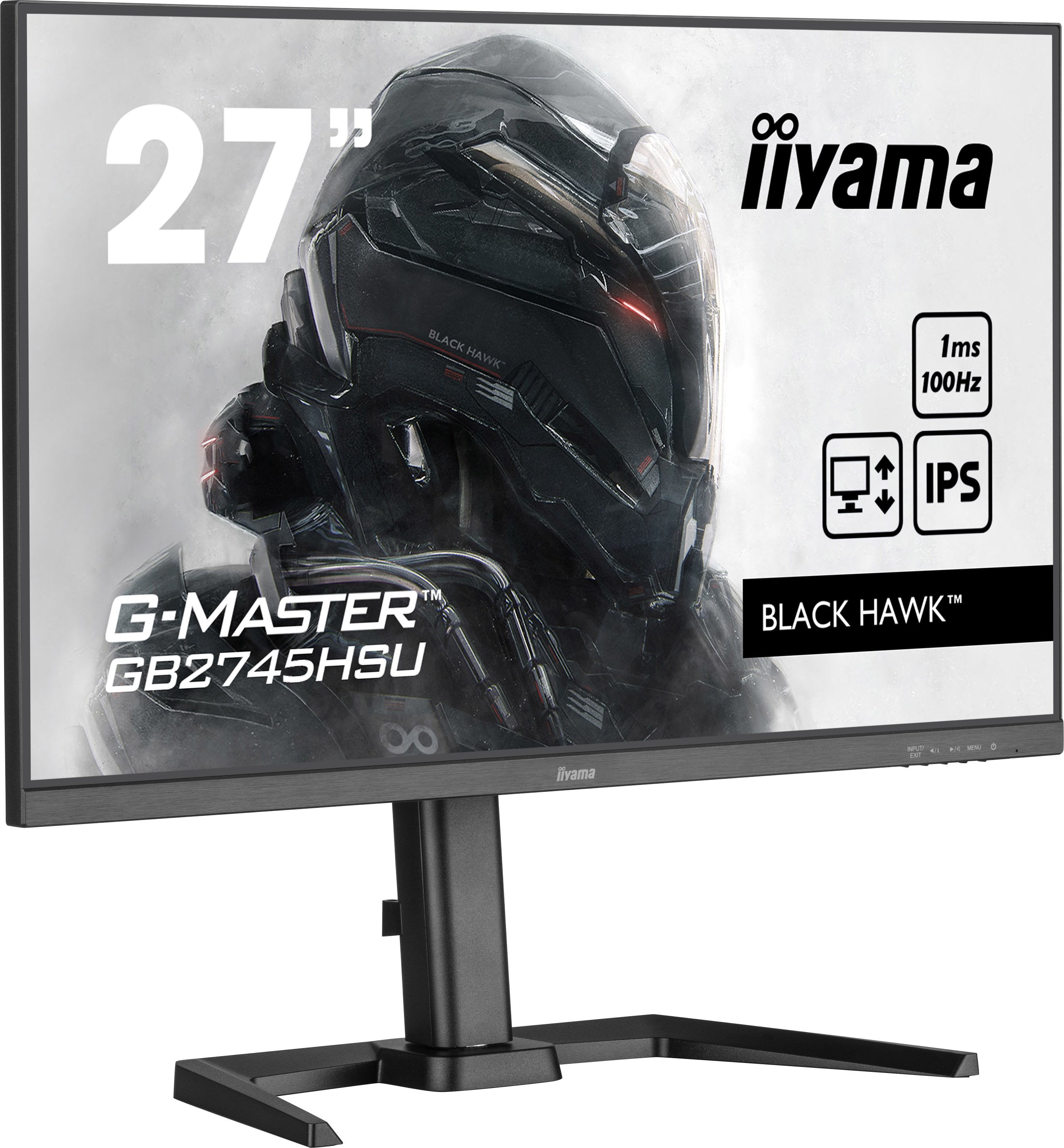 Monitor Iiyama 27" Gb2745hsu-B2 16:9 Hdmi+Dp+2xusb Ips