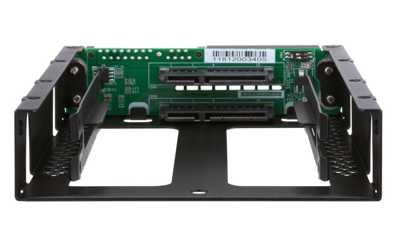 Qnap Qda-A2ar Caja Para Disco Duro Externo Carcasa De Disco Duro/Ssd Negro 2.5", Bastidor De Instalación Negro, Carcasa De Disco Duro/Ssd, 2.5", Serial Ata Iii, 6 Gbit/S, Negro