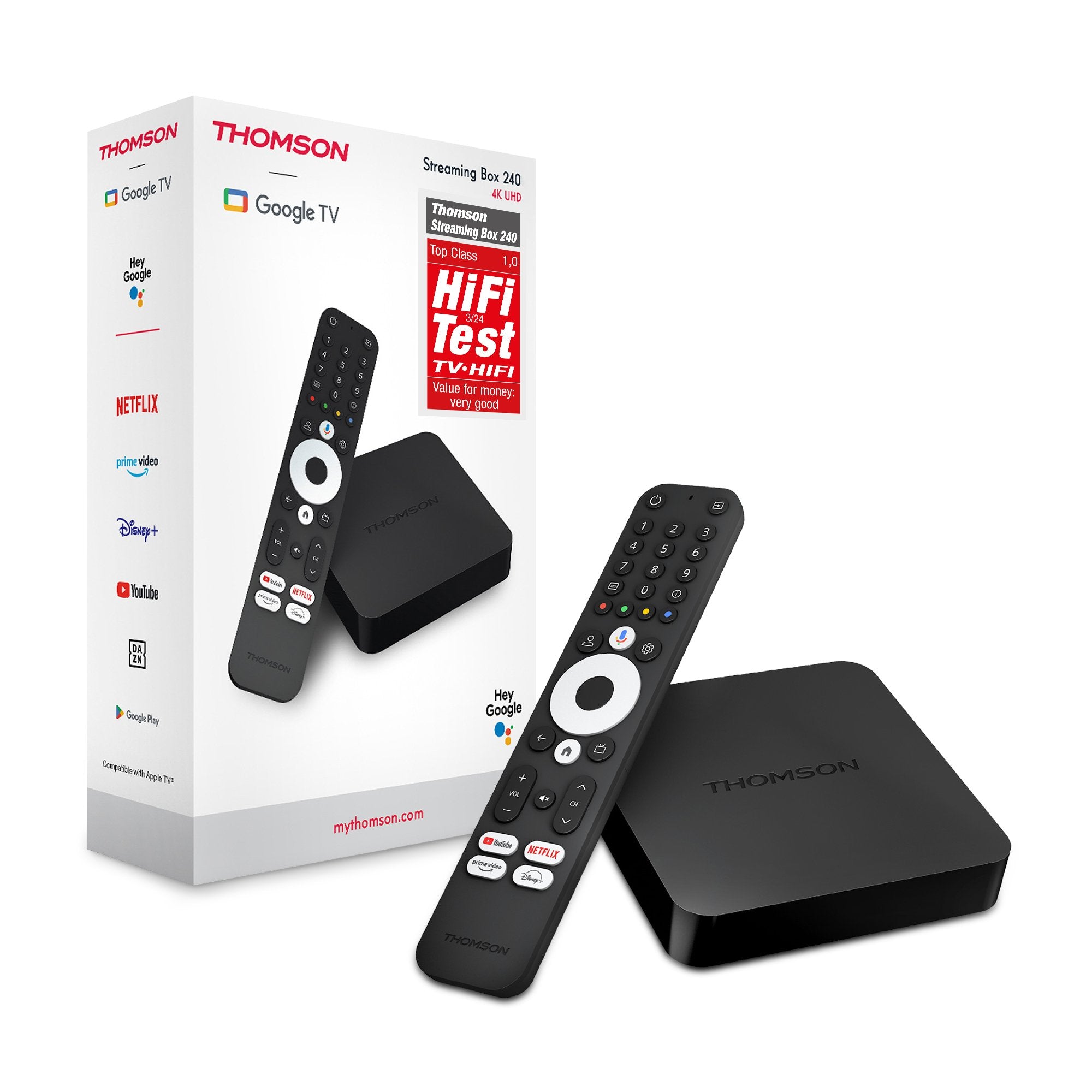EAN 9120106661699 - Thomson 240G convertidor de Smart TV Negro 4K Ultra HD 8 GB Wifi Ethernet imagen 3