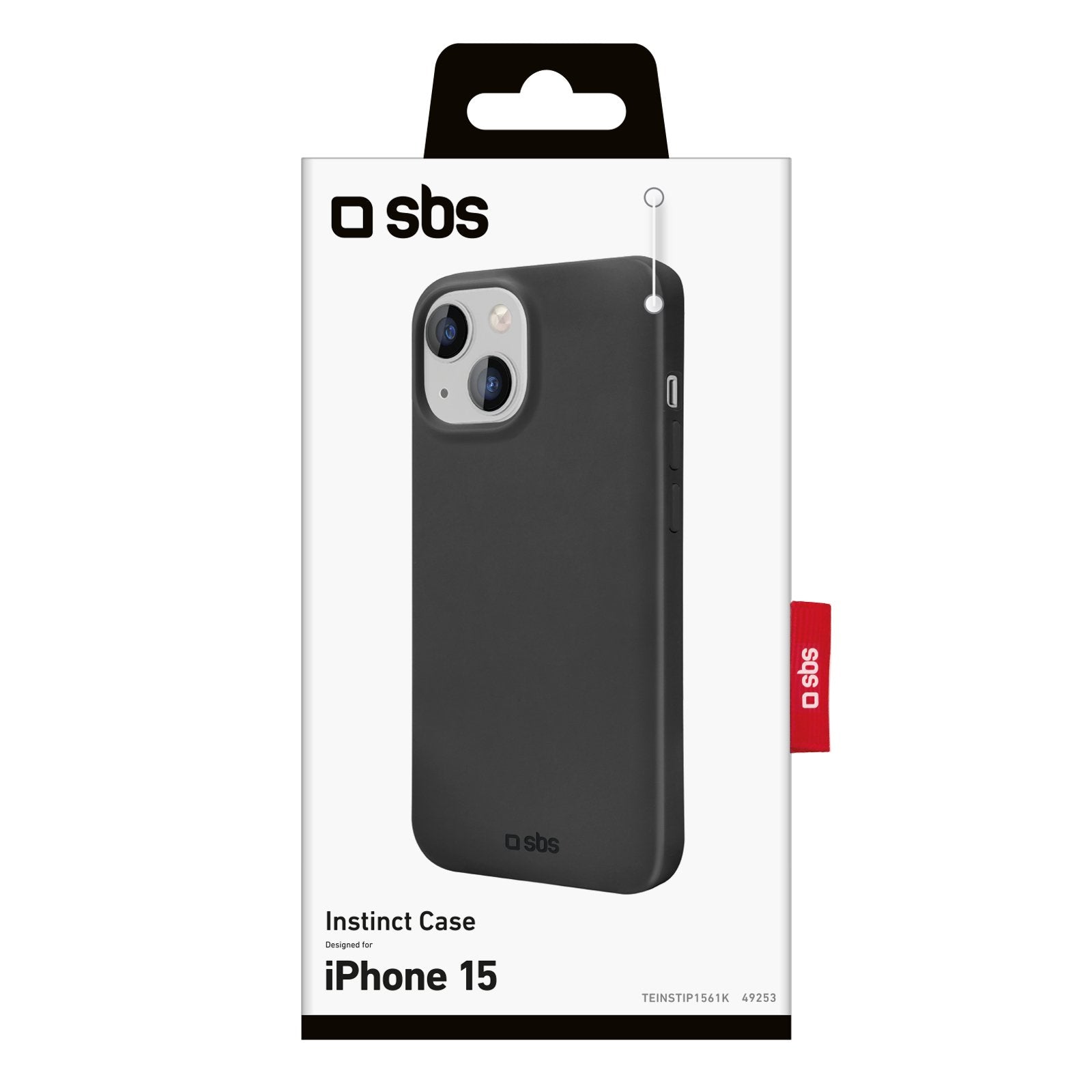 Sbs Teinstip1561k Funda Para Iphone 15 (6.1") Negro