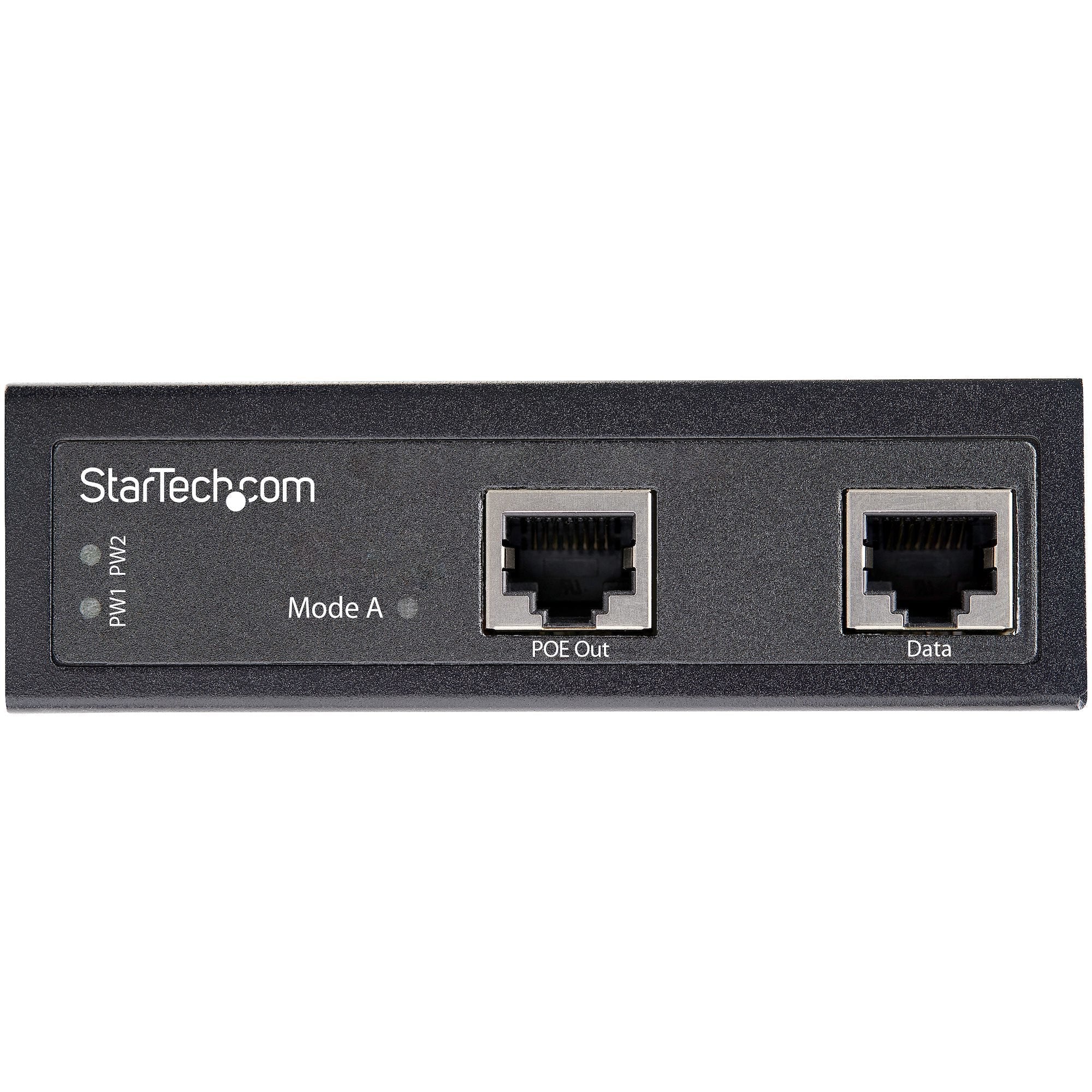 Startech Inyector Gigabit Poe+ 30w Din Ip30