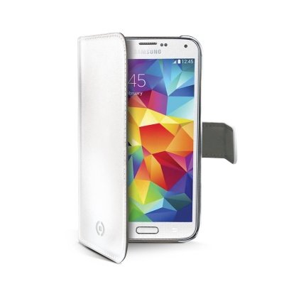 Case Celly Samsung S5 Mini Cover Flip White