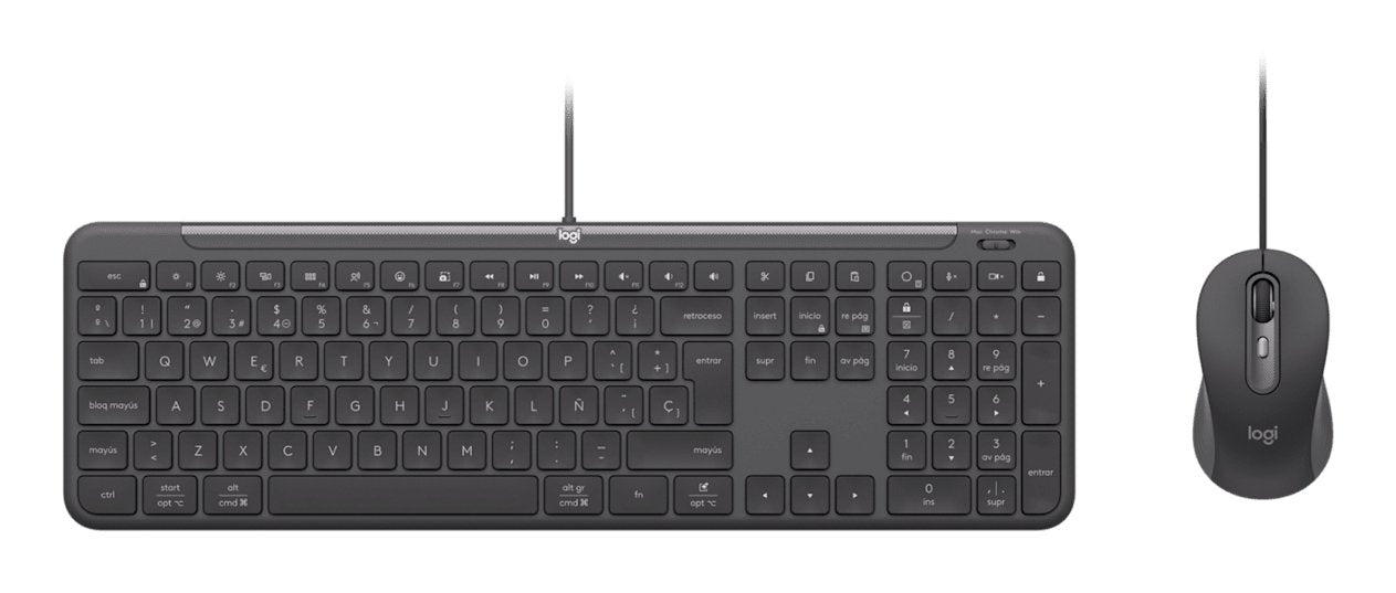 EAN 5099206129641 - Logitech 920-013349 teclado Ratón incluido Hogar / Oficina USB QWERTY Internacional de EE.UU. Grafito imagen 1