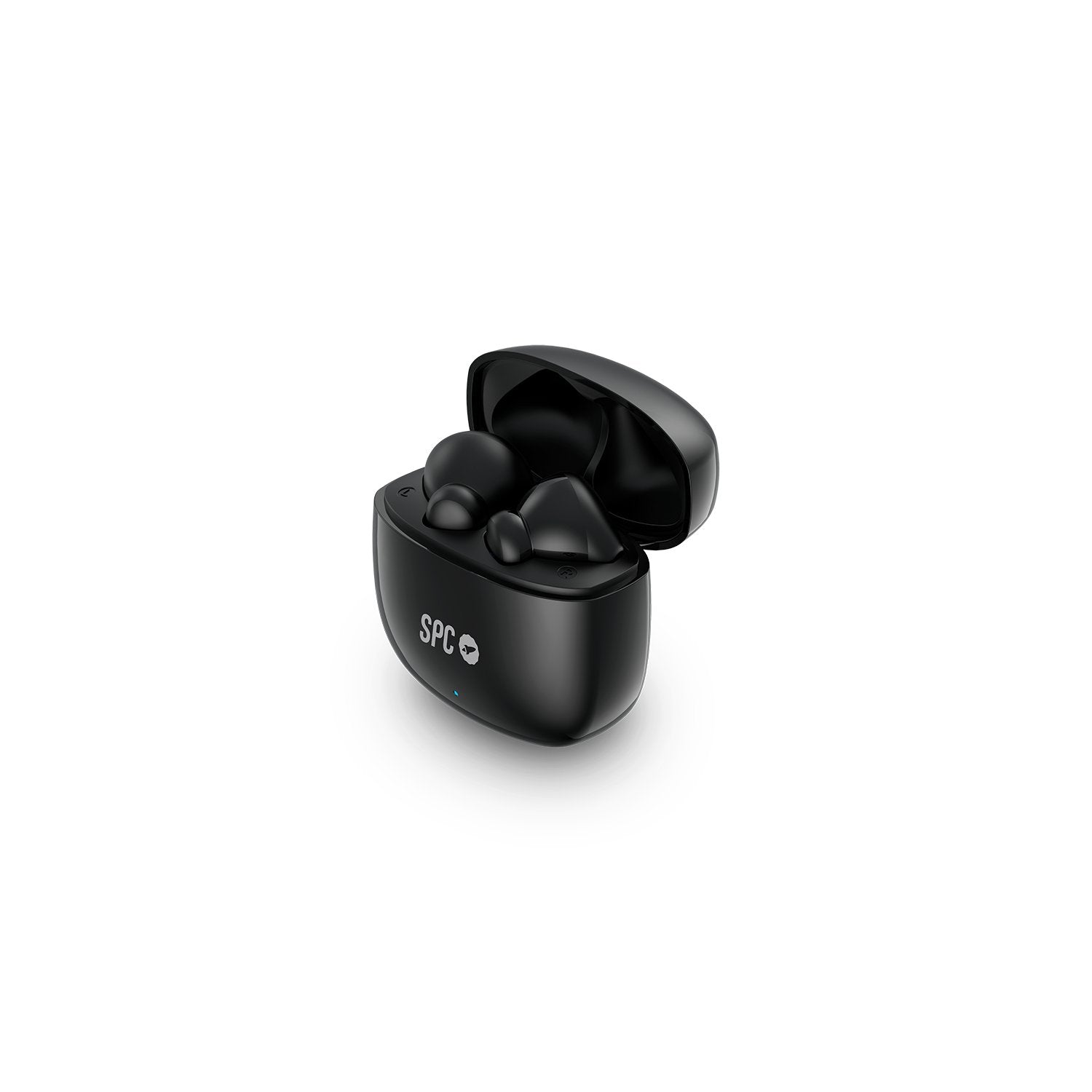 Auriculares Bluetooth Spc Zion 2 Play Con Estuche De Carga Autonomía 7h Stick Corto 30mm Negros