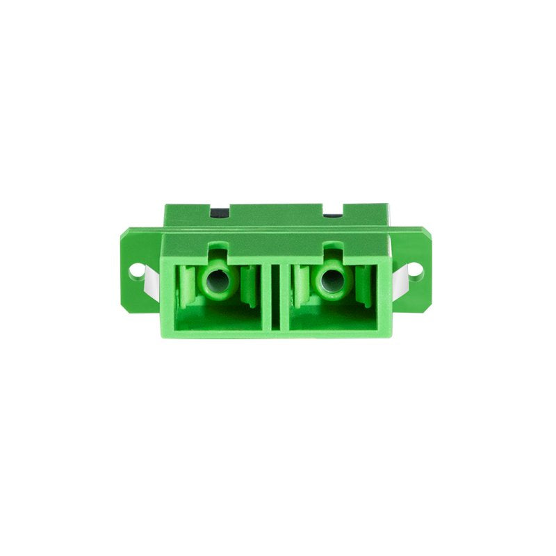 Logilink Fiber Adapter Sc Duplex, 12 Pieces, With Flange, Verde