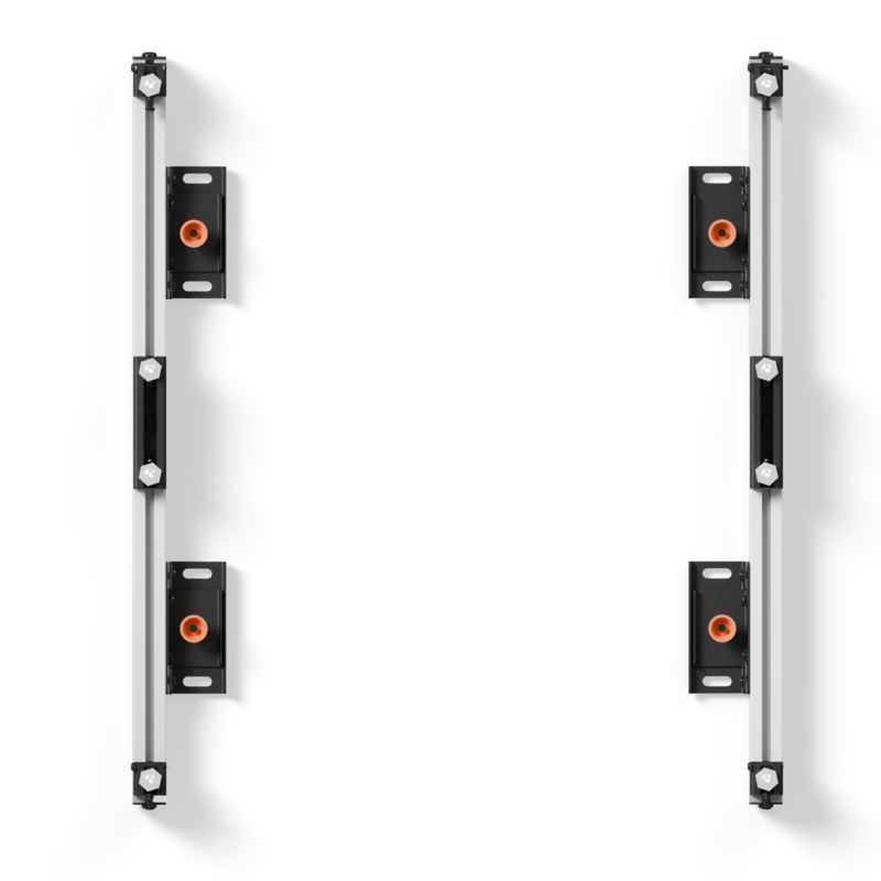 Edbak Uls2337 Universalled System For 2 Cabinets 600×337,5, Black