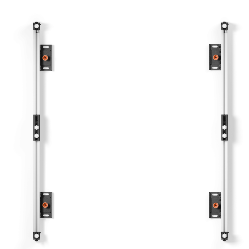 Edbak Uls2500 Universal Led System For 2 Cabinets 500mm, Black