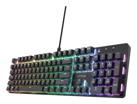 EAN 8713439255102 - Trust GXT 871 Zora teclado Juego USB QWERTY Inglés de EE. UU. Negro imagen 1