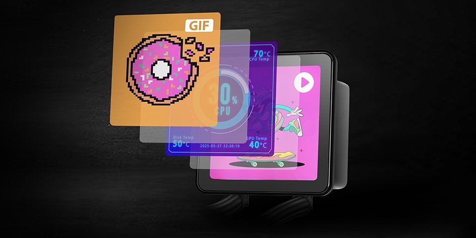 Refrigeración Líquida Cpu Mars Gaming Ml-Visionpro360 Todo En Uno 12 Cm Negro 1 Pieza(S)