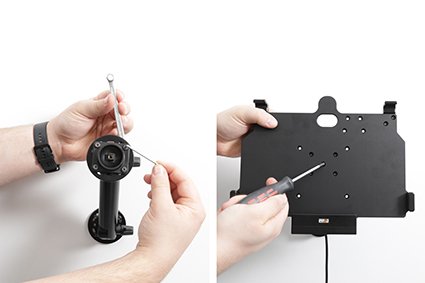 EAN 7320287133288 - Brodit 713328 soporte Soporte activo para teléfono móvil Tablet/UMPC Negro imagen 4