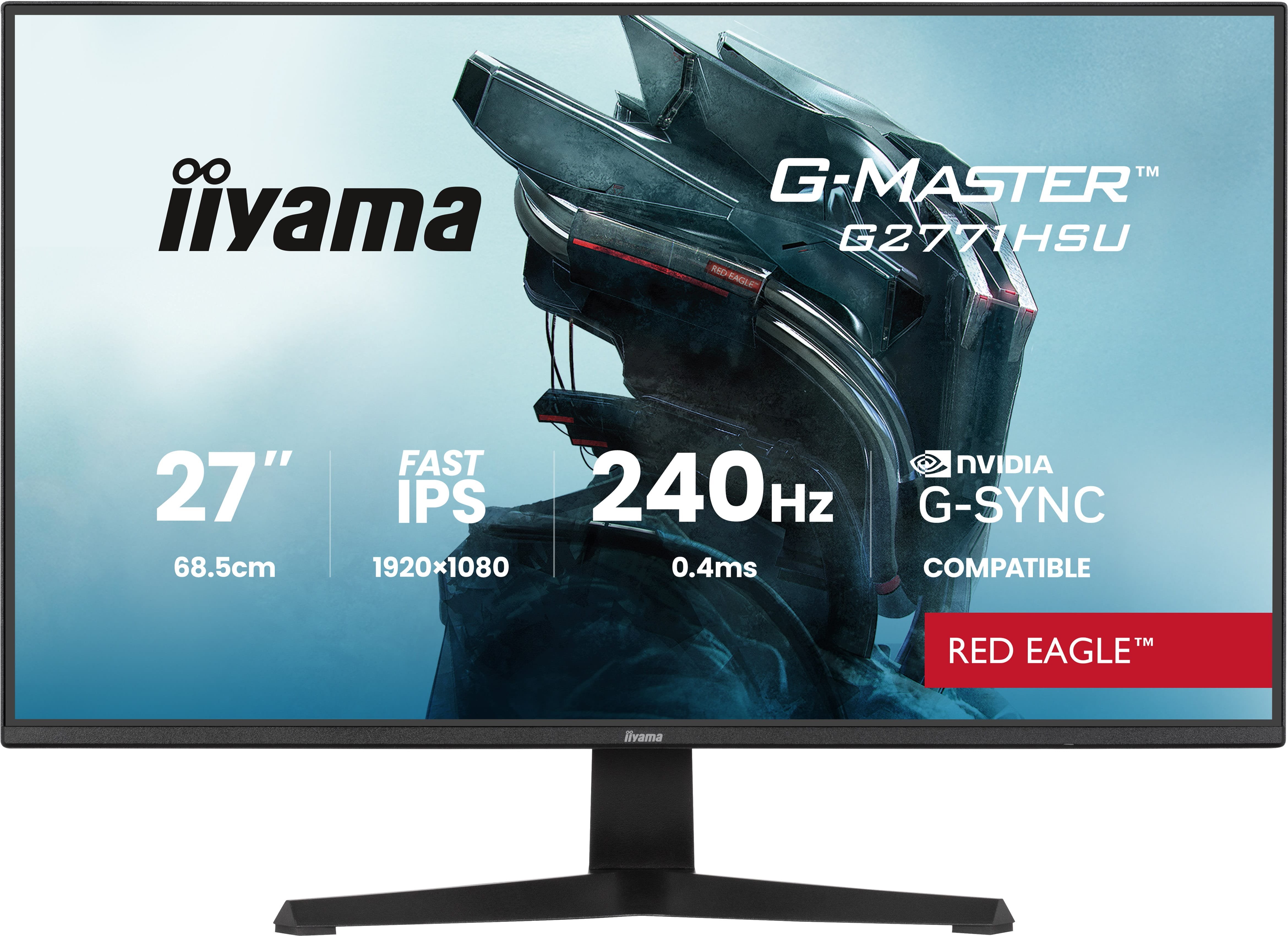 EAN 4948570126453 - iiyama G-MASTER G2771HSU-B1 pantalla para PC 68,6 cm (27") 1920 x 1080 Pixeles Full HD Negro imagen 1