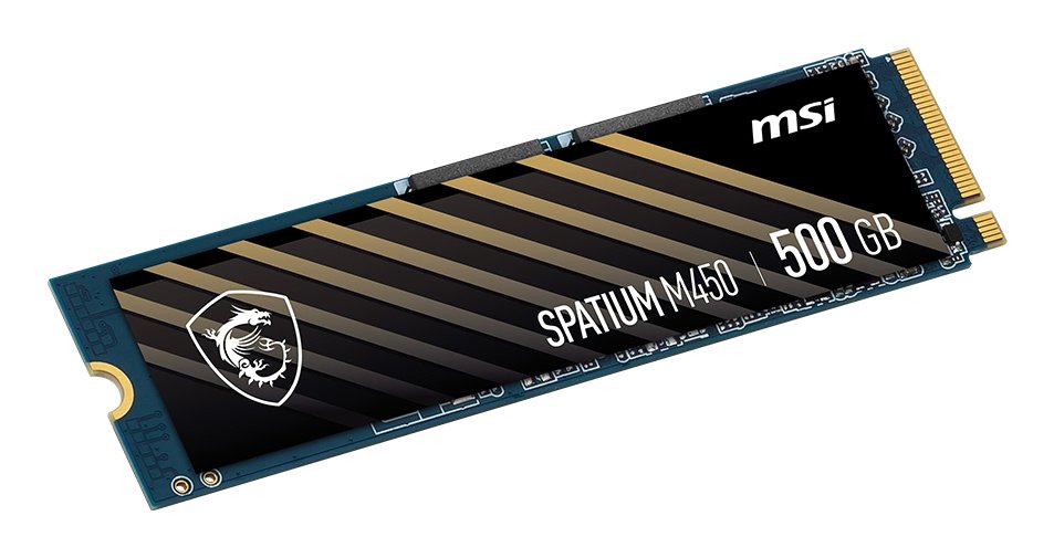 EAN 4711377022477 - MSI Spatium M450 PCIe 4.0 NVMe M.2 500GB PCI Express 4.0 3D NAND imagen 2