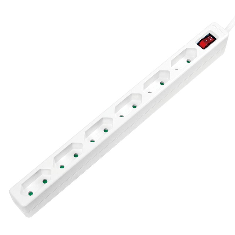 Regleta Logilink Lps232 Múltiple 1,5 M 6 Salidas Euro8 Ac Interior Blanco