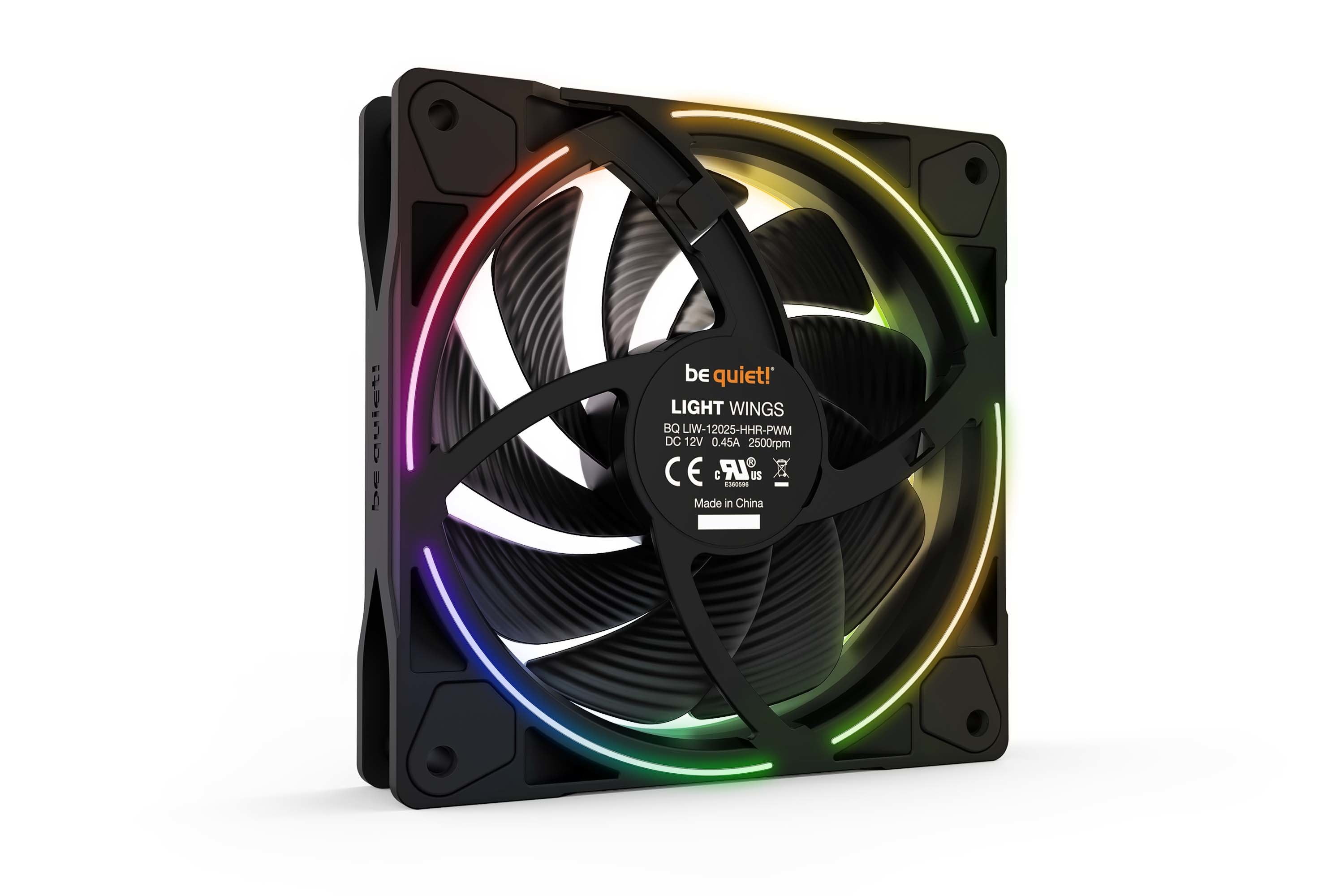 Ventilador 120x120 Bequiet Light Wings High Speed