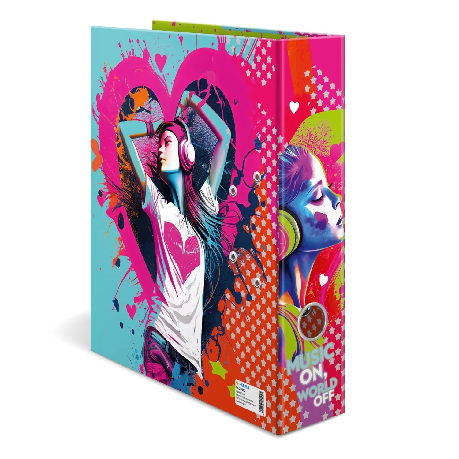 EAN 4008705201025 - HERMA 20102 carpeta de cartón A4 Multicolor imagen 3