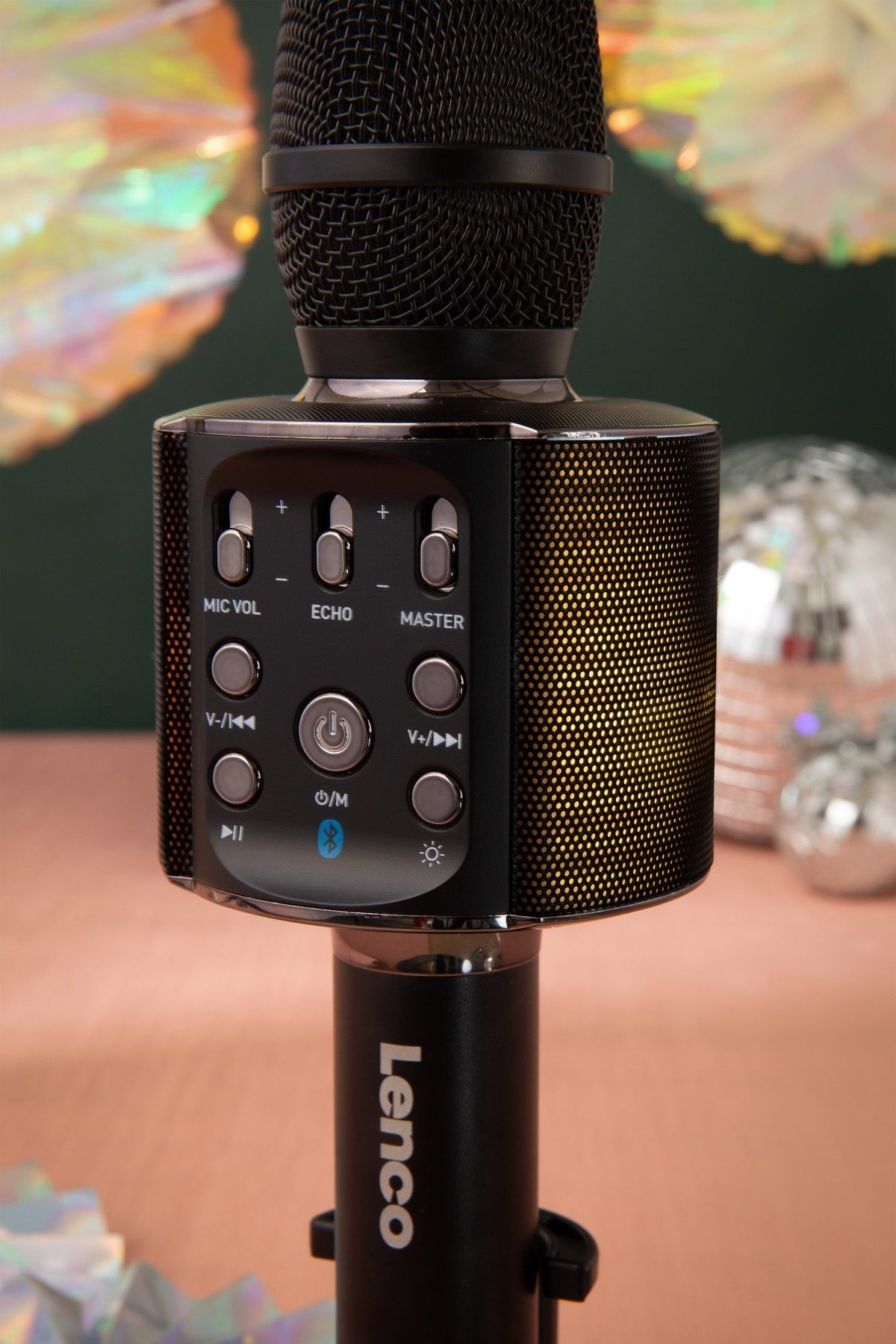 Lenco Bmc-090 Bt Mikro Mit Lautsprecher Schwarz