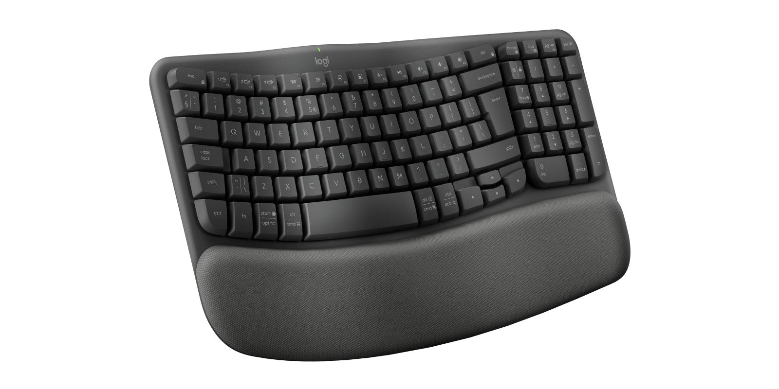 Logitech Wave Keys For Business Teclado Oficina Rf Wireless + Bluetooth Qwerty Internacional De Ee.Uu. Grafito