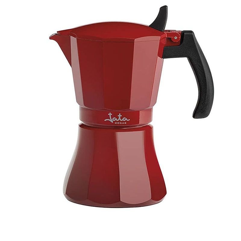 Cafetera Italiana Jata Hogar Hcaf2009/ 9 Tazas/ Roja Vulcano