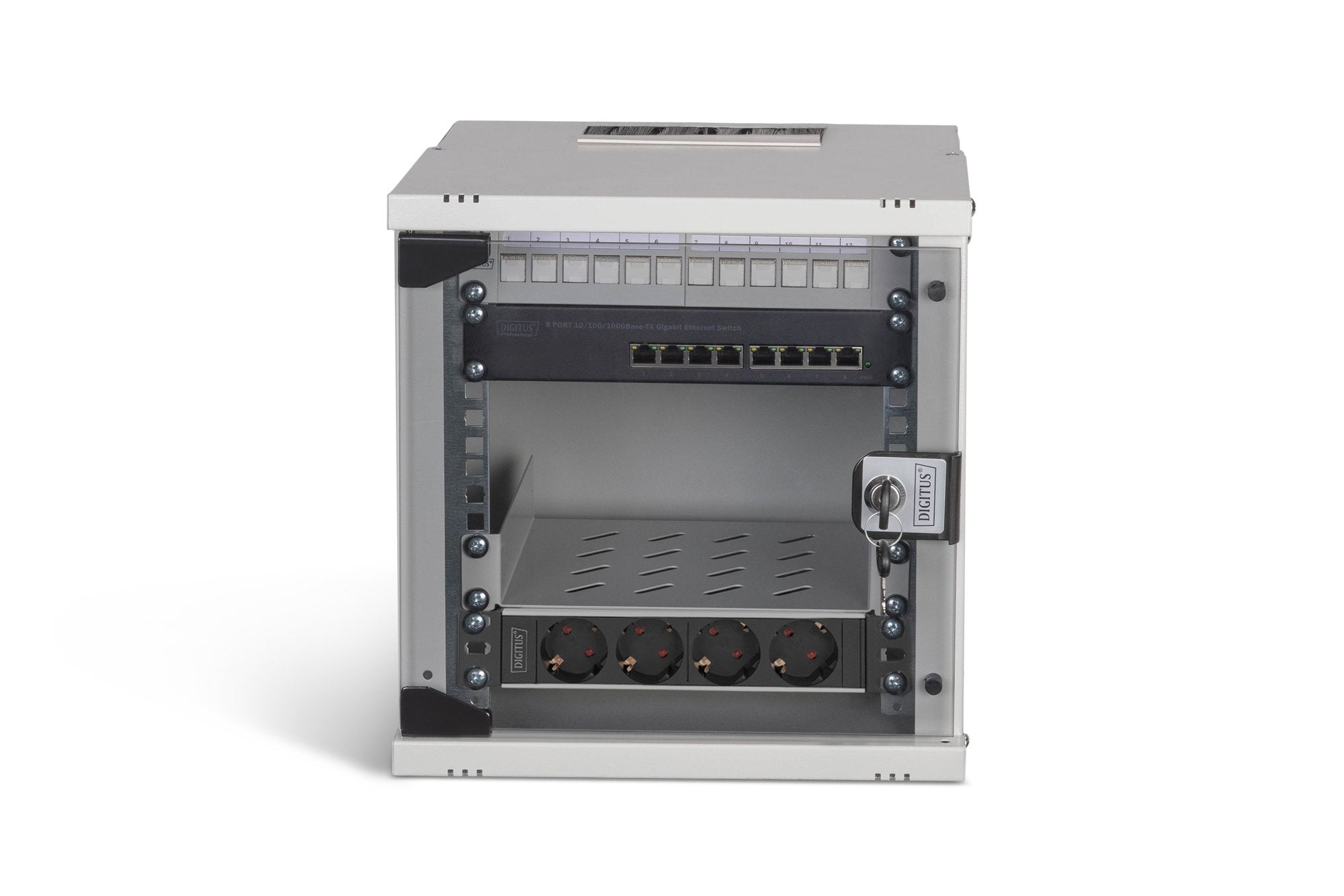 EAN 4016032499404 - Digitus DN-49100-SET armario rack Bastidor de pared Gris imagen 4