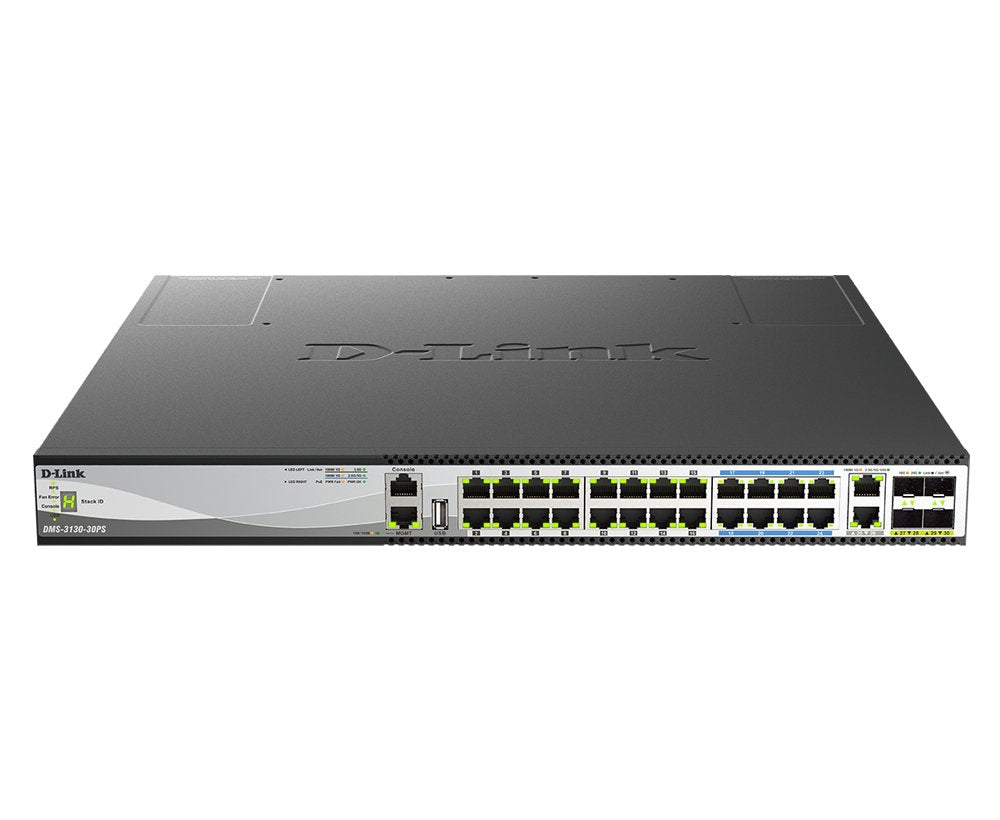 D-Link Dms-3130-30ps Switch 30xmgb L3 Poe