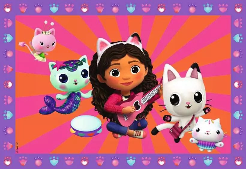 Pintura De Ravensburger Según Numbers Junior - Dreamworks Gabby'S Dollhouse 2 Motivos 23754