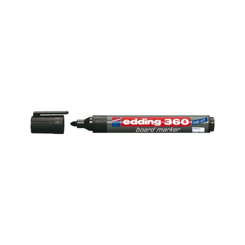 Edding Marcador Para Pizarra Blanca 360 Recargable Negro