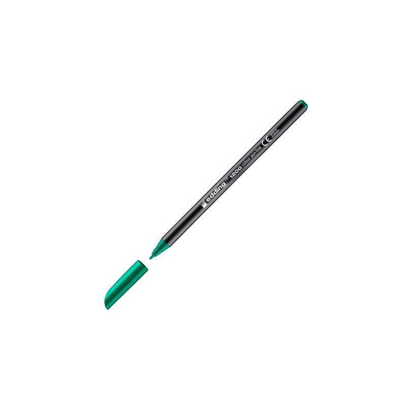 Edding Rotulador Punta Fibra 1200 Verde