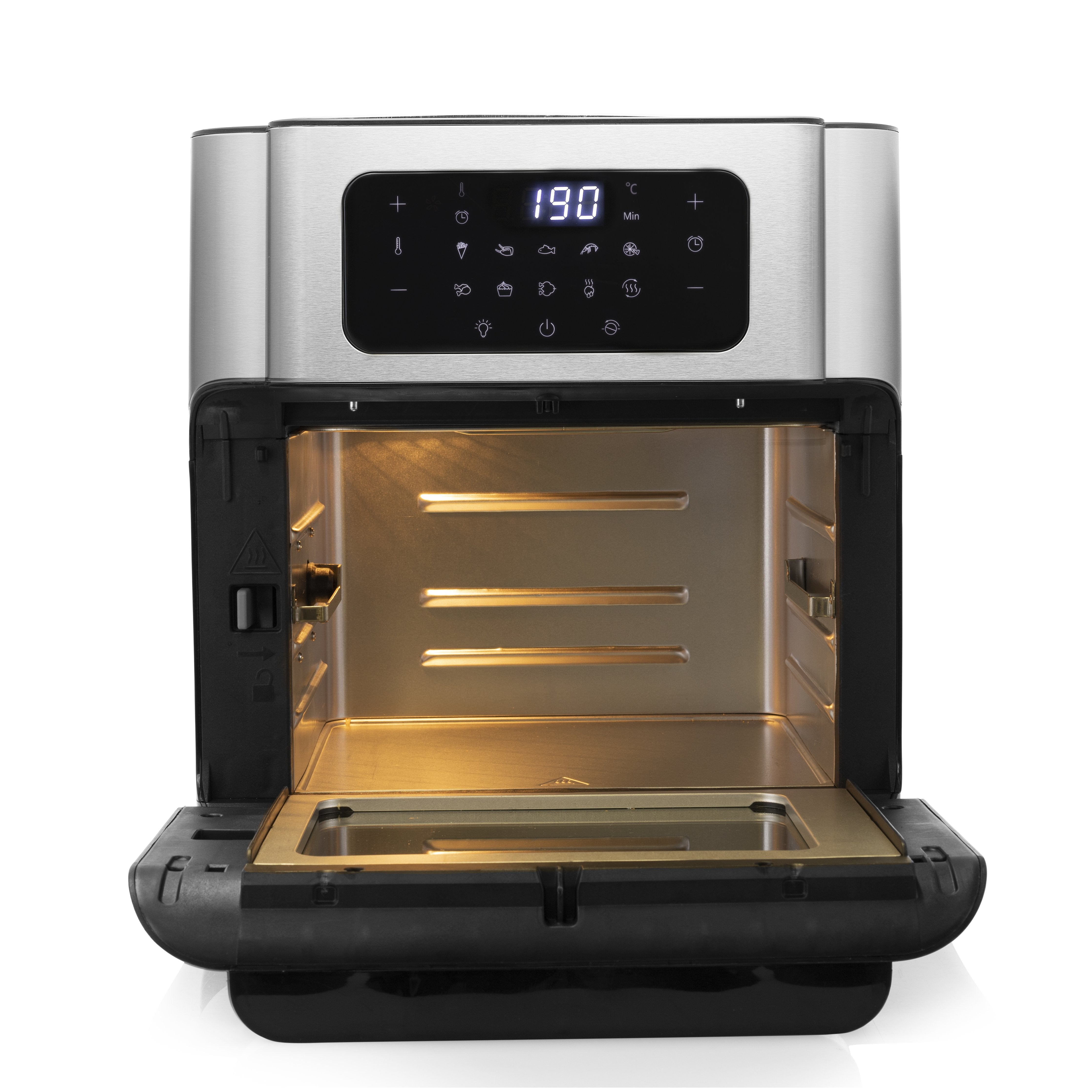 EAN 8713016091451 - Princess 182065 Sencillo 10 L Independiente 1500 W Freidora de aire caliente Plata imagen 49
