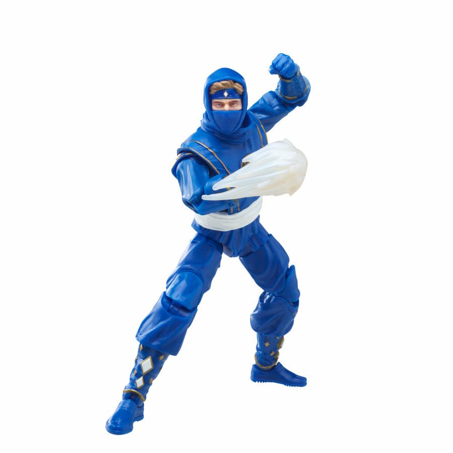 Figura Ninja Blue Ranger Power Rangers Lightning Collection 15cm