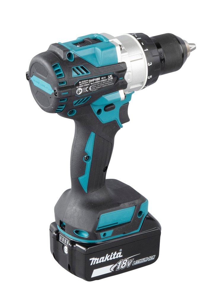 EAN 0088381739566 - Makita DHP486Z taladro 2100 RPM 2,7 kg Negro, Azul imagen 10