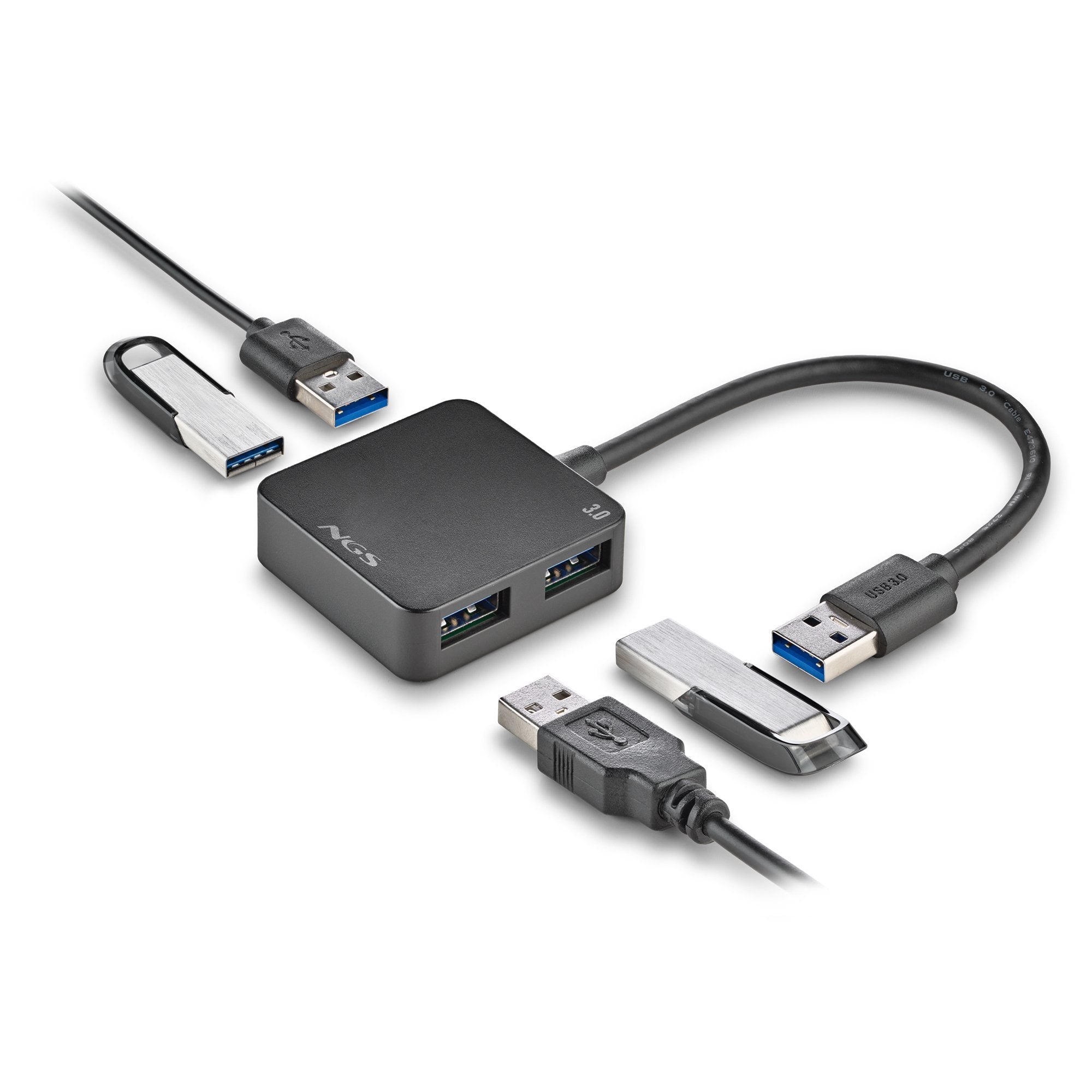 Ngs Ihub3.0 Tiny Hub Usb 3.0 - 4 Puertos Usb 3.0