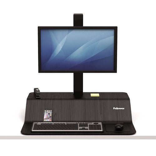 Fellowes Lotus Ve Sit-Stand Workstation - Single