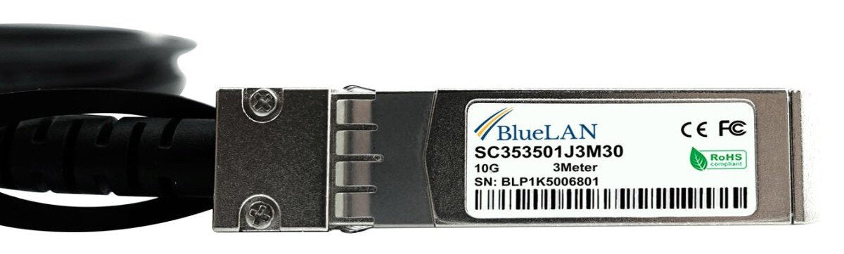 Bluelan Direct Attach Cable R9d20a-Bl 10gbase-Cr Passives Sfp+ Auf Sfp+ 3,0m