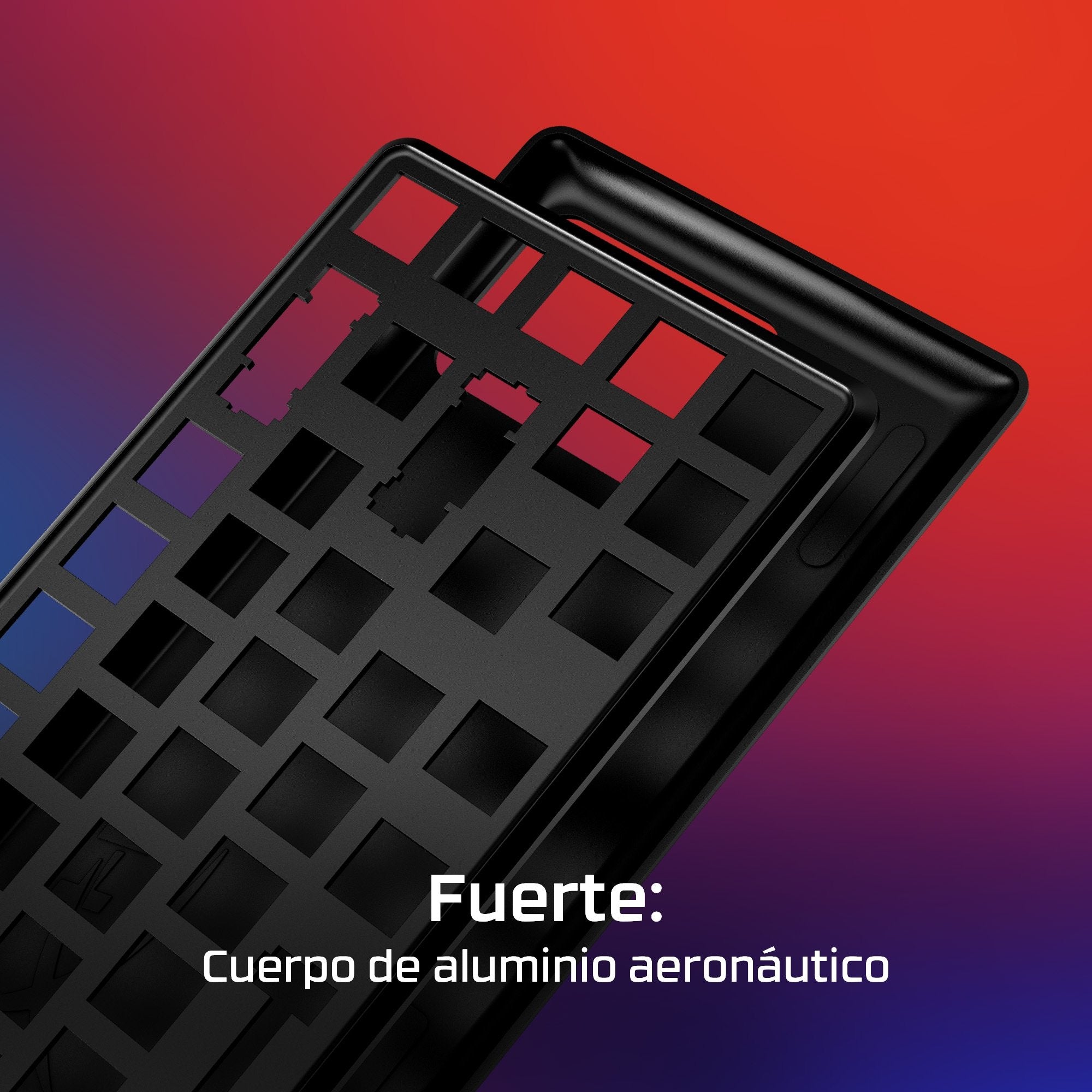 Teclado Ingles Hyperx Mecánico Gaming Alloy Origins Core Pbt Hx Rojo